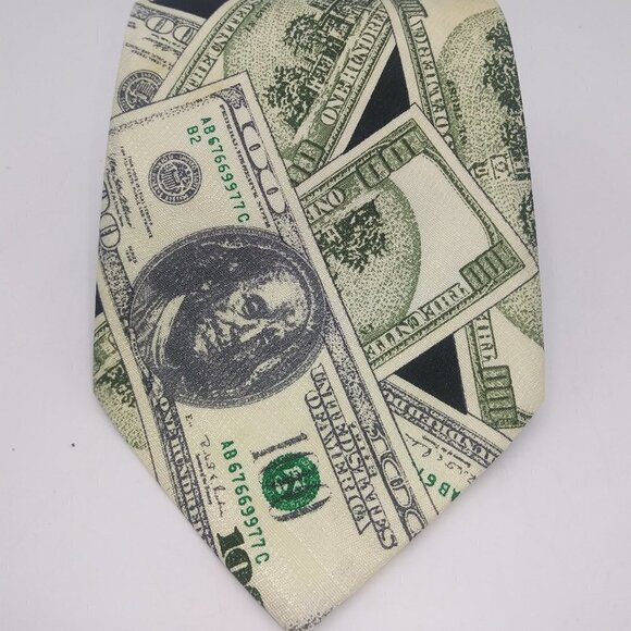 Tolstoy Money Tie - Picture 1 of 7